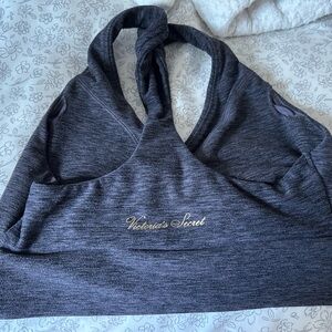 Victoria's Secret Gray Racerback Sports Bra